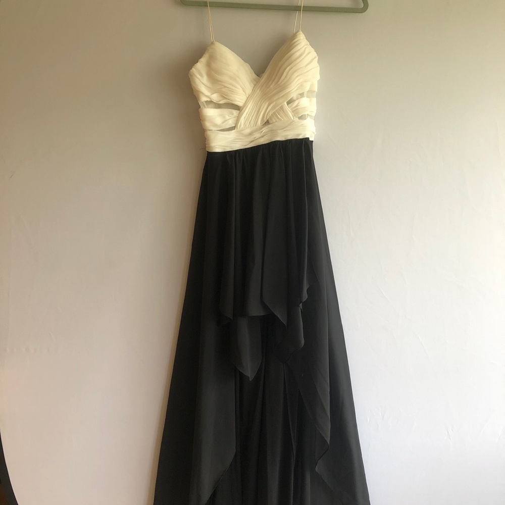 Black and White Adrianna Papell Dress
